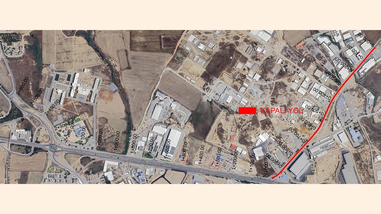 Cezaevi-Hala Sultan Cami arasında yol yapım çalışmalarına başlandı