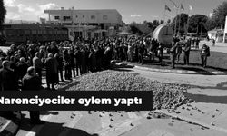 Narenciyeciler eylem yaptı