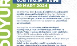 Engelli yoklama bildirgeleri için son teslim tarihi 29 Mart