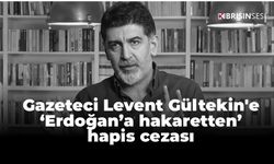 Gazeteci Levent Gültekin'e ‘Erdoğan’a hakaretten’ hapis cezası