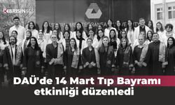 DAÜ'de 14 Mart Tıp Bayramı etkinliği düzenledi