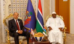 Ersin Tatar, Gambiya Cumhurbaşkanı ile görüştü