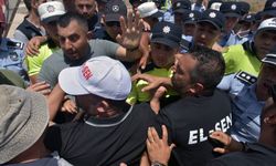 El-Sen, Ercan'ın elektrik borcundan dolayı elektriğini kesmeye gitti, Polis engel oldu
