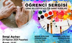 Girne Belediyesi Sanat Atölyesi öğrencilerinin sergisi pazartesi açılıyor