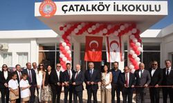 Çatalköy İlkokulu yeni okul binası açıldı