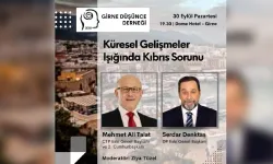 “Küresel Gelişmeler Işığında Kıbrıs Sorunu” konulu panel BU akşam Dome Otel’de yapılacak