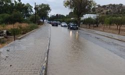 İskele Boğaz'da sağanak nedeniyle yolda görüş mesafesi azaldı, polis uyardı