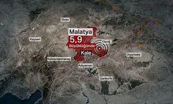 Malatya'da 5,9 büyüklüğünde deprem !