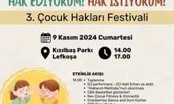 “3. Çocuk Hakları Festivali” 9 Kasım'da Lefkoşa Kızılbaş Parkı’nda yapılacak