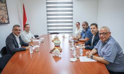 Erhürman, DAÜ-SEN yetkililerini kabul etti
