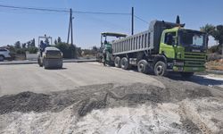 Mesarya Belediyesi Vadili girişinde başlattığı kavşak düzenleme çalışmalarını sürdürüyor