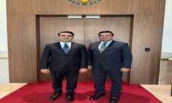 DAÜ Rektörü Kılıç, Yurtdışı Türkler ve Akraba Topluluklar Başkanı Turus ile bir araya geldi