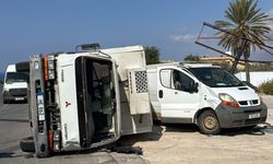 Yenierenköy-Dipkarpaz anayolunda trafik kazası