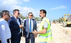 Başbakan Ünal Üstel, Girne Doğu Çevre Yolu 1. Etap Projesi ile Girne Dağyolu Projesini Yerinde İnceledi
