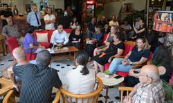 LTB Başkanı Harmancı,-esnafla bir araya geldi