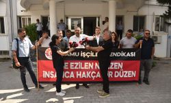 Kamu-İş, 2011 sonrası işe girenlerin aylardır kıdem tazminatlarının ödenmemesi gerekçesiyle basın açıklaması yaptı