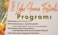 16. Lefke Hurma Festivali Pazar günü yapılıyor