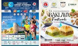 Girne’de pazar gün maraton ve baklava festivali var