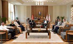 Cumhurbaşkanı Tufan Erhürman, Kıbrıs Türk Diş Tabipleri Odası’nı kabul etti