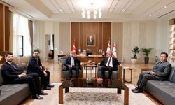 Cumhurbaşkanı Tufan Erhürman, TÜRKPA Genel Sekreteri ve beraberindeki heyeti kabul etti