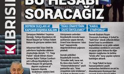 Bu hesabı soracağız