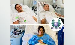 Aspur Yükselir, Ali Solelgil ve Hasret Altunbıçak bağışlarıyla üç hastaya umut oldu