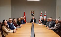 Erhürman, KTEZO yetkililerini kabul etti