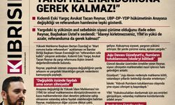 İRADEYİ KİRLETMEZSENİZ, YARGI REFERANDUMUNA GEREK KALMAZ