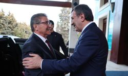 Başbakan Ünal Üstel, Ankara’da Türkiye Cumhuriyeti Cumhurbaşkanı Yardımcısı Cevdet Yılmaz ile bir araya geldi