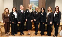 Nilden Bektaş Erhürman, Bahar Esintileri Sanat Derneği yönetimi ile bir araya geldi