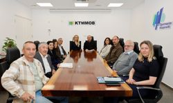 Nilden Bektaş Erhürman, “Yeniden Yeşil Kıbrıs” projesi kapsamında KTMMOB’yi ziyaret etti