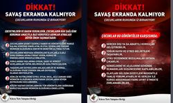 KTTB: “Savaş görüntüleri çocukların ruh sağlığını olumsuz etkileyebilir”