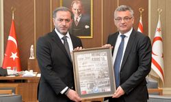 Cumhurbaşkanı Tufan Erhürman, Dış Basın Birliği heyetini kabul etti