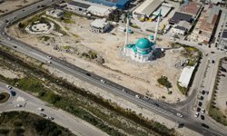 Gazimağusa Belediyesi, Büyük Sanayi Bölgesi girişindeki trafik düzenlemesini tamamladı