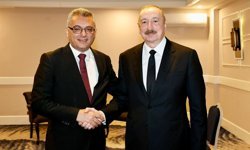 Cumhurbaşkanı Tufan Erhürman, Azerbaycan Cumhurbaşkanı İlham Aliyev ile görüştü