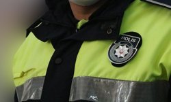 Tehlikeli mahalde araç geçen kamyon sürücüsüne ceza