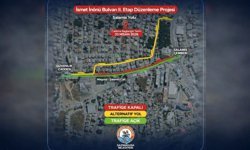 Gazimağusa'da yol çalışmalarından etkilenecek yollar açıklandı