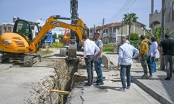 Kerpiçevler Sokak bölgesinde kanalizasyon altyapı çalışmaları sürüyor