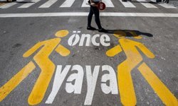 Şht. Mustafa Ruso Caddesi'nde yükseltilmiş yaya geçidi çalışması bugün yapılıyor