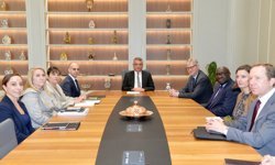 Cumhurbaşkanı Tufan Erhürman, BM Barış Operasyonlarından Sorumlu Genel Sekreter Yardımcısı Jean-Pierre Lacroix ile görüş