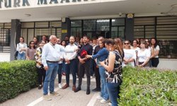 KTOEÖS, TMK’da basın açıklaması yaptı: “Öğretmen hakkında soruşturma başlatılmalı”