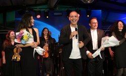 Eylül Ergül ve Lefkoşa Belediye Orkestrası'ndan unutulmaz caz gecesi