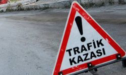 Makarna yüklü tır devrildi, sürücü yaralandı