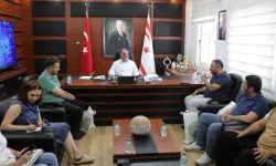 Karavezirler ASKİ ekibini kabul etti