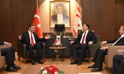 TC Cumhurbaşkanı Yardımcısı Yılmaz, Cumhuriyet Meclisi Başkanı Öztürkler’i ziyaret etti