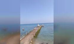 Antis Halk Plajı iskelesi hizmete açıldı