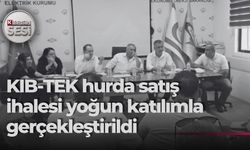 KIB-TEK hurda satış ihalesi yoğun katılımla gerçekleştirildi