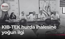 KIB-TEK hurda satış ihalesi yoğun katılımla gerçekleştirildi