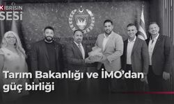 Tarım Bakanlığı ile İMO’dan Sürdürülebilir Tarım ve Kırsal Kalkınma için güç birliği