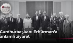 Cumhurbaşkanı Erhürman, Türkiye-KKTC Parlamentolar Arası Dostluk Grubu Başkanı ve beraberindeki heyeti kabul etti